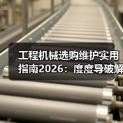 工程机械选购维护实用指南2026:度度导破解常见问题(图1) 工程机械选购维护实用指南2026:度度导破解常见问题(图1)