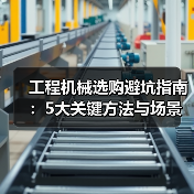 工程机械选购避坑指南:5大关键方法与场景解析(图3) 工程机械选购避坑指南:5大关键方法与场景解析(图3)