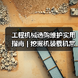 工程机械选购维护实用指南 | 挖掘机装载机常见问题解析(图1) 工程机械选购维护实用指南 | 挖掘机装载机常见问题解析(图1)