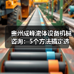 贵州成峰流体设备机械咨询:5个方法搞定选型与维护(图1) 贵州成峰流体设备机械咨询:5个方法搞定选型与维护(图1)
