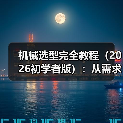 机械选型完全教程（2026初学者版）：从需求分析到型号确定的10大要点