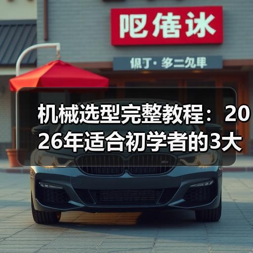 机械选型完整教程：2026年适合初学者的3大场景选型方法与案例解析