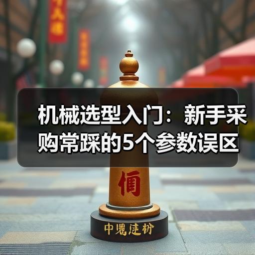 机械选型入门：新手采购常踩的5个参数误区