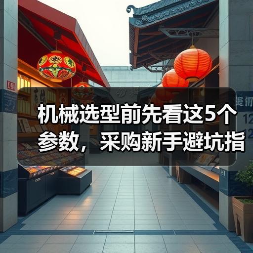 机械选型前先看这5个参数，采购新手避坑指南