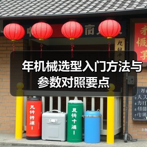 年机械选型入门方法与参数对照要点