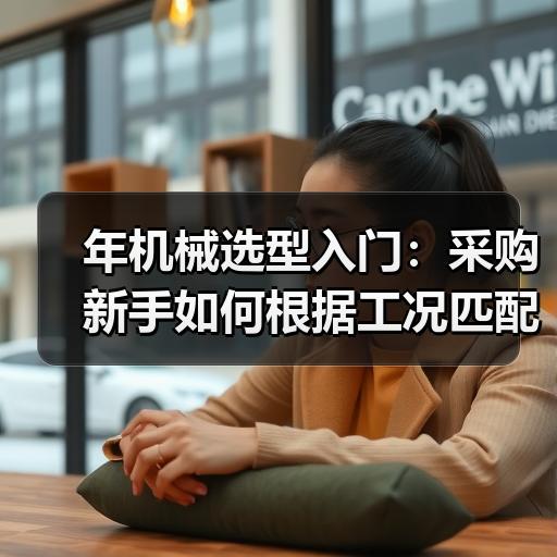 年机械选型入门：采购新手如何根据工况匹配设备型号